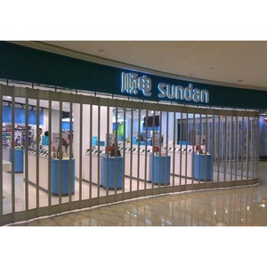 <span class=keywords><strong>Porte</strong></span> <span class=keywords><strong>pliante</strong></span> transparente en <span class=keywords><strong>PVC</strong></span> de qualité supérieure, pour centre commercial - Product Image 5