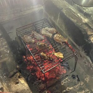 Parrilla Coreana de Carbón para Barbacoa, Rejilla Multiusos para Barbacoa Interior, Red para Hornear de Carbón, Rejilla de Alambre Cruzado, Material Metálico Duradero - Product Image 4