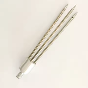 Poisson Lance Accessoires De Pêche Tube En Aluminium En Acier Inoxydable S <span class=keywords><strong>Harpe</strong></span> Fourche <span class=keywords><strong>Corde</strong></span> De Pêche Sling Flounder Spear - Product Image 1