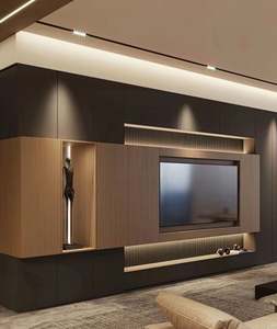 Wall <b>Unit</b> Tv Cabinet Modern Design Living Room Furniture Armario TV Stand Modern Wooden Tv Cabinet - Product Image 6