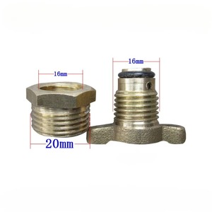 Accessoires pour compresseur d'air : Pompe à air silencieuse sans huile, petite, avec valve de vidange tout cuivre et bouchon de sortie des eaux usées - Product Image 5