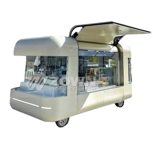 Chariot alimentaire électrique robuste avec aménagement de zone de cuisson personnalisé, kiosque de vente mobile pour vendeur ambulant, nouveau projet de démarrage - Product Image 6