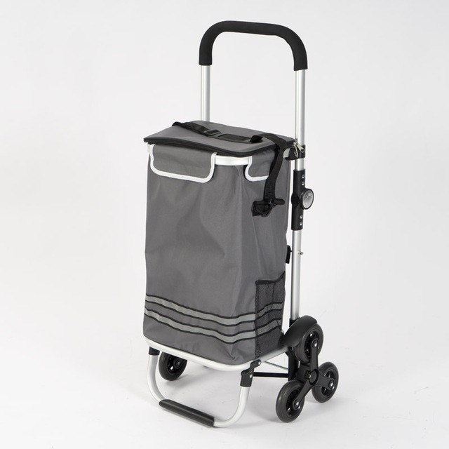Supermarket Supplies Foldable Kids Supermarket Iron Smart Cheap Shopping Mall Trolleys Carts Bag with Wheel Price for Elderly