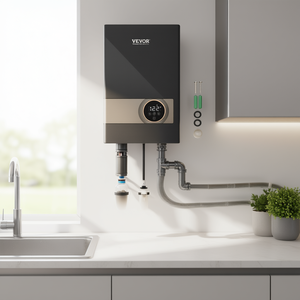 Calentador de Agua Eléctrico Instantáneo Vevor de 18kw con Control Táctil, Montaje en Pared, para Uso en Cocina - Product Image 2