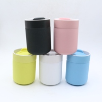 Tasse à café de voyage en céramique nordique personnalisée avec anneau en silicone et couvercle en plastique fabricant