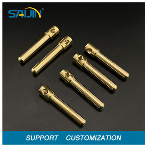 Cắm ổ cắm chuyển đổi điện liên hệ với phần Brass Bar cho ổ cắm kim loại Brass thiết bị đầu cuối liên hệ với phần Brass <span class=keywords><strong>Pin</strong></span> - Product Image 4