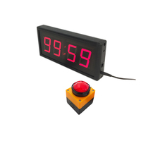 Bouton poussoir LED numérique personnalisé rouge, jeu de défi interactif de 10 secondes avec minuteur, produit de sport et de divertissement