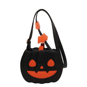 Nouveau sac à main Halloween en forme de citrouille pour femme, design original, forme irrégulière, bandoulière unique, fermeture éclair, polyvalent, petit sac bandoulière - Product Image 6