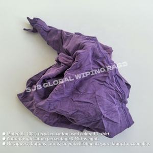 Trapos de Algodón 100% Sostenibles de Colores para Limpieza, Desarrollados para Diversos Usos Industriales de Mantenimiento - Product Image 4