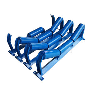 Madencilik ve dökme malzeme taşıma için ağır hizmet tipi bant konveyör rulo çerçeve çelik taşıyıcı makara istasyonu - Product Image 1