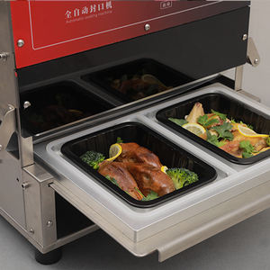 Mesa YOUXUAN Recipiente Bandeja Plástica Gás Água Pneumática Máquina De Selagem Fabricante Máquina De Selagem Selador De Recipientes De Alimentos - Product Image 4