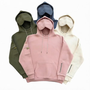 Sudaderas con Capucha Personalizadas Fundamentals Designer, Bordadas, Extra Grandes, Lisas, Unisex, de Alta Calidad, 400 Gsm, Algodón Orgánico para Hombre - Product Image 1