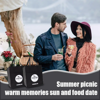 Sac à lunch promotionnel non tissé à poignée pliante écologique réutilisable imprimé personnalisé pour les enfants