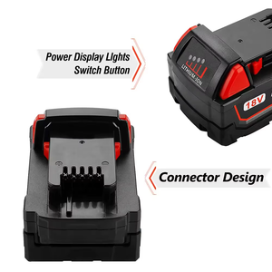 Batería de Iones de Litio de Repuesto Forenpower de 5 Ah y 18 V, Compatible con Herramientas Eléctricas Inalámbricas del Sistema de 18 V - Product Image 2