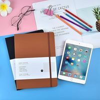 Carnet de notes A6 personnalisable à spirale avec grille, couverture en lin, logo personnalisé, organiseur de bureau avec couverture en cuir Lokta pour les mathématiques