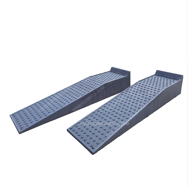 Nieuwe Ontworpen Plastic Auto Ramps Jack Draagbare Auto Voertuig Tall Auto Lift Ramp