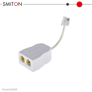 Divisor/filtro <span class=keywords><strong>ADSL</strong></span> RJ11 blanco para líneas de teléfono y módem - Product Image 3