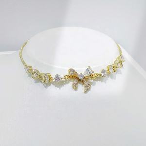 factory price plata 925 sterling Silver bow dainty <b>bracelet</b> luxury best friend knot 14k gold plated ladies <b>cute</b> charm <b>bracelets</b> - Product Image 5