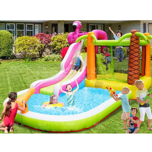 New Blessing Backyard Home Used Kids Toys <b>Inflatable</b> Bounci Water Slide <b>House</b> Bouncing Jumping Castle NB- 93005 Backyard Home Us - Product Image 1