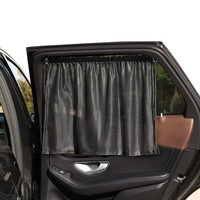 Pare-soleil pour vitres latérales de voiture, accessoires automobiles, rideaux de fenêtre, protection UV, fibre de polyester, pliable, ajustement universel, garde