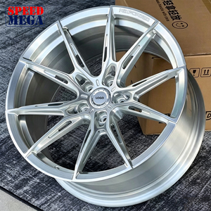ล้อแม็กซ์ Speed Mega ขนาด 19 นิ้ว น้ำหนักเบา 10 ก้าน ดีไซน์ Y Split สีเงินขัดเงา สำหรับรถยนต์ ขอบเว้าเพิ่มประสิทธิภาพ - Product Image 5
