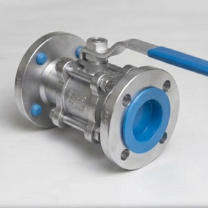 Vanne à boisseau sphérique à bride Sealmech 1 1/2" en acier inoxydable CF8/SS304, commande manuelle, vanne de régulation de débit d'eau OEM 5 L/min 100 psi - Product Image 2