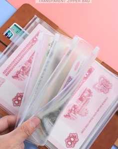 Sản phẩm bán hàng nóng nhận Ngân Sách Tiền mặt vòng chất kết dính PU da máy tính xách tay tiền tiết kiệm ngân sách chất kết dính A6 - Product Image 5