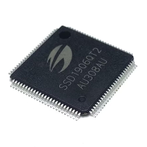 Composants électroniques de circuits intégrés, puce IC, contrôle d'affichage, patch QFP-100 SSD1906QT2 - Product Image 1