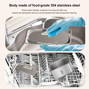 Cat Water Fountain <span class=keywords><strong>Stainless</strong></span> <span class=keywords><strong>Steel</strong></span> 7L/236oz Super Quiet Smart Pet <span class=keywords><strong>Dog</strong></span> <span class=keywords><strong>Bowl</strong></span> Dispenser com nível de água Janela LED Indicador - Product Image 6