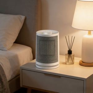 <b>Portable</b> Freestanding Multi-Function <b>Fan</b> Adjustable Thermostat Long-lasting PTC Heating Energy Efficiency A++ <b>Heater</b> Easy Use - Product Image 2