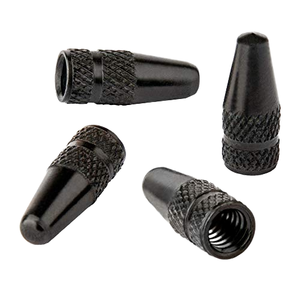 Bouchons de valve Presta durables en aluminium anodisé pour vélos, compatibles avec les valves Presta/françaises, modèles Bullet, <span class=keywords><strong>Rocket</strong></span>, Hamburger, Pocket <span class=keywords><strong>Rocket</strong></span> (4) - Product Image 1