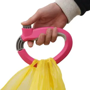 Trip Grip Shopping Grocery Bag Holder Handle Carrier Blocco Risparmio di Lavoro Strumento