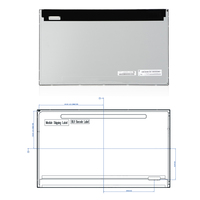 AUO layar LCD 21.5 ''1920x1080 lvlvds 30pin layar Menu dinamis 21.5 inci modul LCD IPS