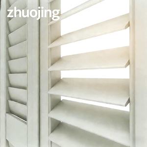 Volets en bois et en PVC - Stores de <span class=keywords><strong>fenêtre</strong></span> sur mesure sans tige de commande frontale et installation facile en DIY pour l'intérieur - Product Image 1