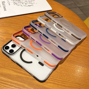 Produit Tendance Nouvelle Arrivée Coque de Téléphone Semi-Mate Antichoc à Chargement Magnétique Sans Fil pour iPhone 17 Air Pro Max 16 15 14 13 Plus - Product Image 6