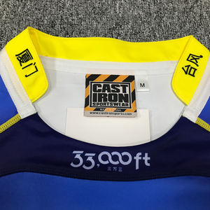 เสื้อรักบี้ระบายอากาศได้ดีเสื้อทีมกีฬาสโมสรออกแบบด้วยการระเหิดสำหรับชุดฟุตบอล - Product Image 4