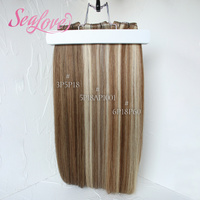 Extensions de cheveux naturels à prix d'usine, lots de 120 grammes, perruques en cheveux humains vierges, trame Genius pour salons de coiffure