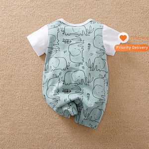 Mono de Verano de Manga Corta para Bebés Recién Nacidos, Ropa para Niñas al por Mayor - Product Image 2