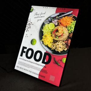 Caja de Luz LED Ultra Delgada para Exhibición de Pósteres en Fiestas de <span class=keywords><strong>Halloween</strong></span>, Letrero Luminoso Retroiluminado para Publicidad en Clubes, Eventos y Bares - Product Image 5