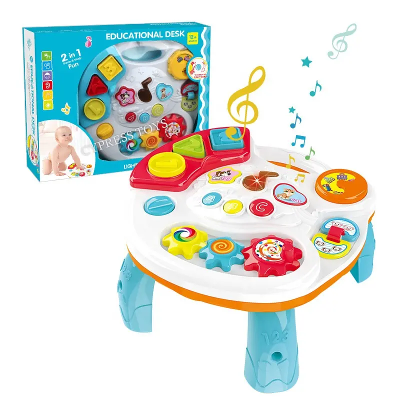 Eğitici çocuk aktivite masa seti yürümeye başlayan aktivite masa çocuk çalışma masası bebek aktivite masa oyuncak