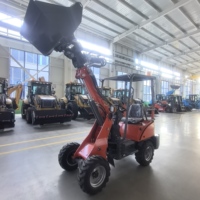 Mini Caricatore Frontale Elettrico 400kg con Batteria 60V, Sistema di Attacco Rapido e Multi-Accessori per Lavori Agricoli