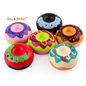 Donut Toy Give Aways Cadeaux Voitures à tirer en plastique Petits jouets Sac de fête pour enfants Jouets faveurs <span class=keywords><strong>Donuts</strong></span> Donut à tirer pour enfants - Product Image 1