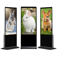 Kiosque à écran tactile Android de 86 pouces pour Windows Totem Display Advertising Player Ultra Thin Lcd Indoor Floor Standing Digital Signage