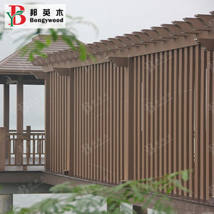 Pérgola WPC duradera, fácil <span class=keywords><strong>de</strong></span> instalar, impermeable, paisaje, porche, pérgola compuesta <span class=keywords><strong>de</strong></span> plástico y <span class=keywords><strong>madera</strong></span> - Product Image 4