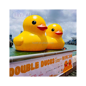 Aangepaste Pvc Gele Eend 10 Meter Gigantische Opblaasbare Eend Enorme Opblaasbare Commerciële Rubberen Eend - Product Image 1