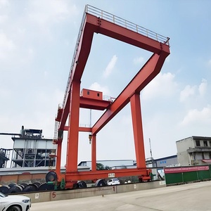 <strong>Quay</strong> Using 15 Ton 20 Ton 40 Tons <strong>50t</strong> 60 Ton Hydraulic Rail Mounted Boat Lifting Container Gantry <strong>Crane</strong> with Cable Drum <strong>Price</strong> - Product Image 5