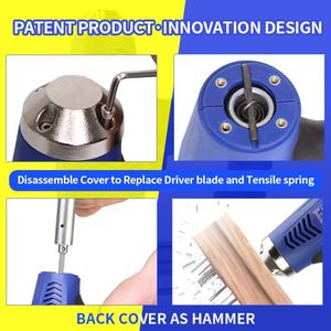 Pistola de Clavos Eléctrica Industrial Profesional XINYI 1022J de Calibre 20 para Marcos, Grapas en Forma de U con 3 Años de Garantía - Product Image 4