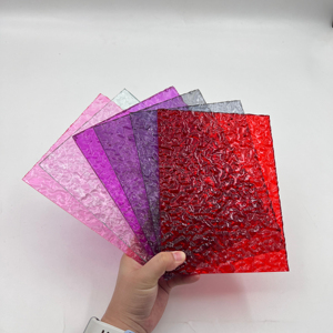 Màu khuôn mẫu mờ tấm Acrylic | Trang trí PMMA Bảng điều khiển cho thiết kế nội thất, hiển thị, dự án tự làm - Product Image 1