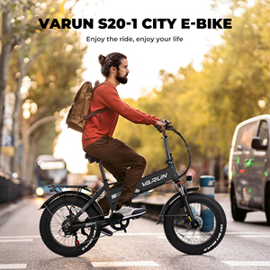 โรงงานวารุน S20-1 จำหน่ายจักรยานไฟฟ้าแบบพับได้ 500w ยางใหญ่ 20 นิ้ว มีสินค้าในสต็อก พร้อมส่ง US/EU สำหรับผู้ใหญ่ เหมาะสำหรับการเดินทางในเมืองและสวนสาธารณะ S20-1 พับได้ รุ่น Urban - Product Image 6