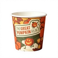 Gobelet à café ou thé jetable écologique en papier kraft avec logo imprimé personnalisé, revêtement PE, recyclable, 8 oz